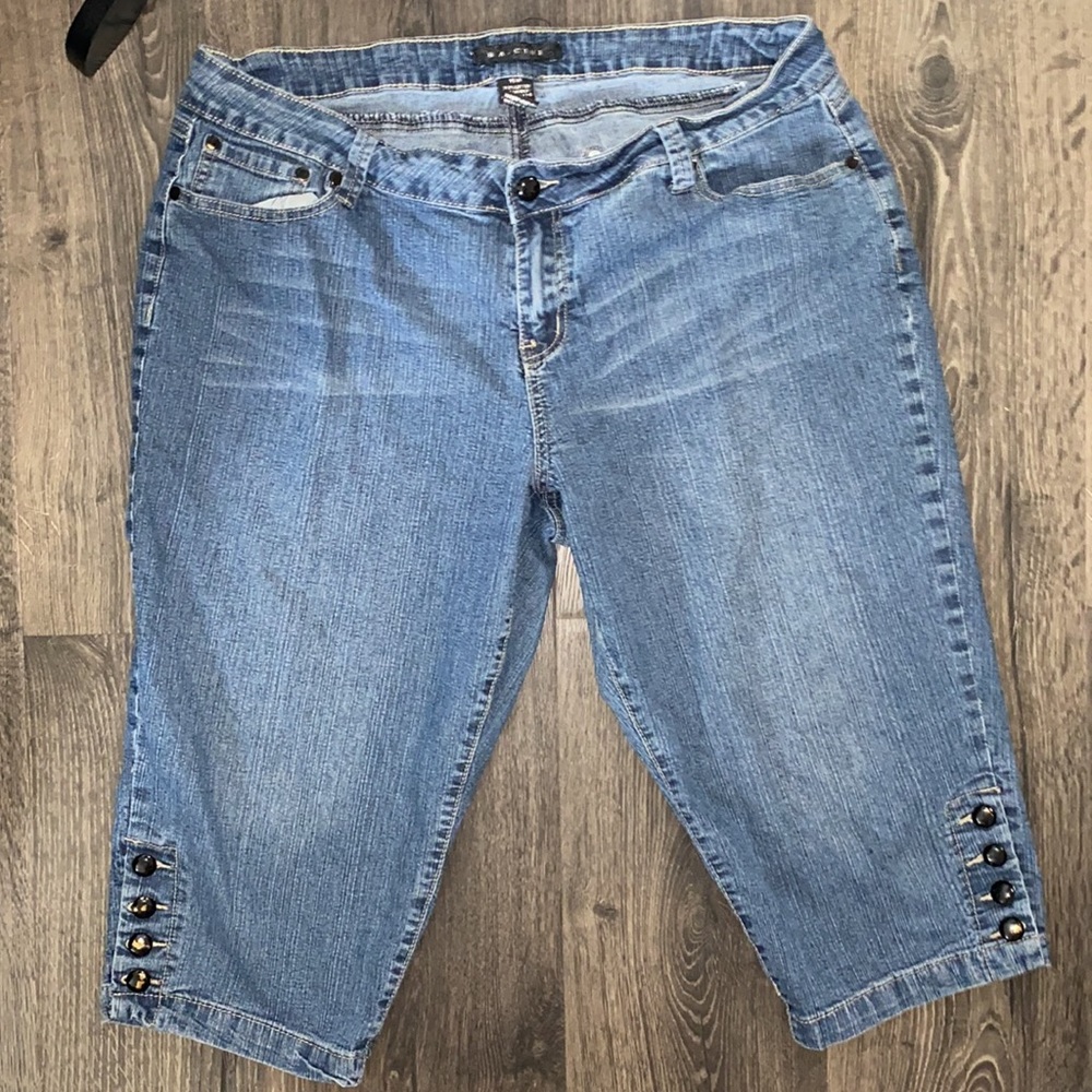 Baccini- Blue Jean Shorts